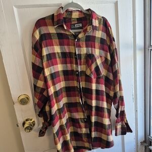 TC Red and Yellow Plaid Shirt